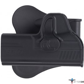 BULLDOG RR HOLSTER PADDLE POLY STANDARD 1911 UP TO 5" BBL  RH