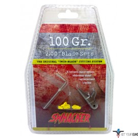 SWHACKER REPLACEMENT BLADES 2-BLADE 100GR 2" CUT 6/PK
