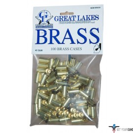 GREAT LAKES BRASS .40SW NEW 100CT