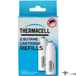 THERMACELL BUTANE FUEL CARTRIDGE REFILL 2PK