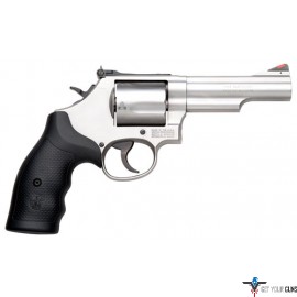 S&W 69 .44MAG 4.25" ADJ 5-SHOT STAINLESS RUBBER
