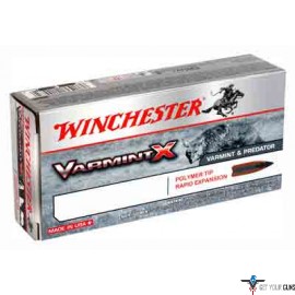 WIN AMMO VARMINT-X .22-250 55GR. POLYMER TIPPED 20-PACK