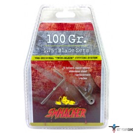 SWHACKER REPLACEMENT BLADES 2-BLADE 100GR 1.75" CUT 6/PK