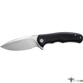 CIVIVI KNIFE MINI PRAXIS 2.98" BLACK G10/SATIN FINISH D2