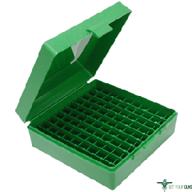 MTM AMMO BOX .44RM/.41RM/.45LC 100-ROUNDS GREEN