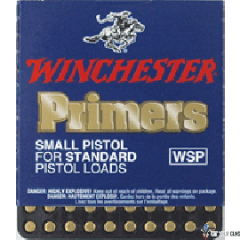 WIN PRIMERS SMALL PISTOL 5000 PACK - CASE LOTS ONLY