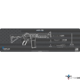 CERUS GEAR 3MM PROMATS 14"X48" AR-15 SHADOW BOARD GREY/BLUE