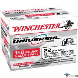 WINCHESTER DYNAPOINT 22 WMR 1550FPS 45GR 150RD 10BX/CS