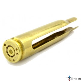 2 MONKEY HAT CLIP MADE FROM .308 SHELL CASING BRASS