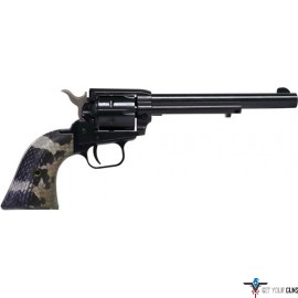 HERITAGE .22LR 6" FS BLUED PUFF FACED GRIPS (TALO)