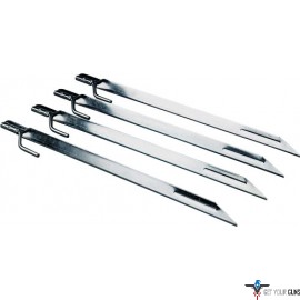 COLEMAN 12" STEEL TENT STAKES 4 PEGS PER PACK
