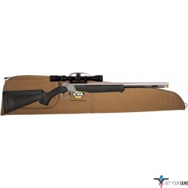 CVA WOLF RIFLE OUTFIT .50 SST/BLACK SYN. W/3-9X32
