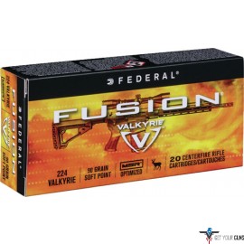 FED AMMO FUSION .224 VALKYRIE 90GR. FUSION 20-PACK