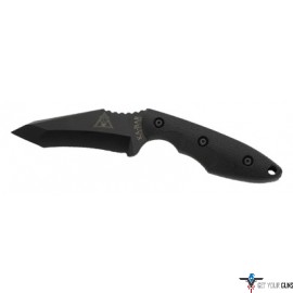 KA-BAR TDI HINDERER HELL FIRE KNIFE 3.5625" W/SHEATH BLACK