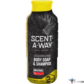 HS BODY WASH & SHAMPOO SCENT-A-WAY BIO-STRIKE 12OZ