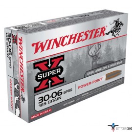 WIN AMMO SUPER-X .30-06 165GR. POWER POINT 20-PACK