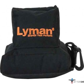 LYMAN CROSSHAIR REAR SHOOTING BAG FILLED BLACK NYLON