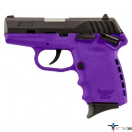 SCCY CPX1-CB PISTOL DAO 9MM 10RD BLACK/PURPLE MANUAL SAFE