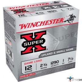 WINCHESTER SUPER-X 12GA #7.5 1290FPS 1OZ 250RD CASE LOT