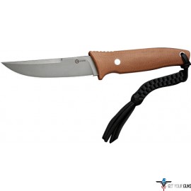 CIVIVI KNIFE TAMASHII 4.07" BROWN CANVAS/GRAY POLISHED D2