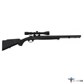 TRADITIONS BUCKSTALKER RIFLE .50 BLUED/BLACK W/3-9X40