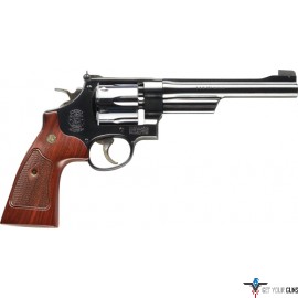 S&W 27 CLASSIC .357 6.5" AS BLUED CHECKERED WOOD GRIPS
