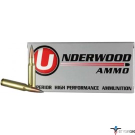 UNDERWOOD AMMO 6.5CREED 119GR. MATCH SOLID FLAS TIP 20-PACK