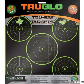 TRUGLO TRU-SEE REACTIVE TARGET 5 BULL 12-PACK
