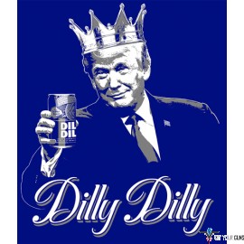 GI MEN'S T-SHIRT TRUMP DILLY DILLY X-LARGE BLACK