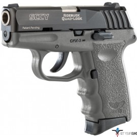 SCCY CPX3-CB PISTOL DAO .380 10RD BLK/SNIPER GRAY W/O SAFE