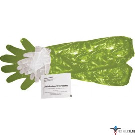 HME GAME CLEANING GLOVE COMBO SHOULDER & WRIST W/TOWLETTE 4P
