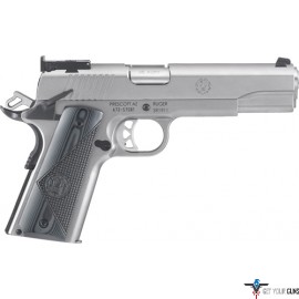 RUGER SR1911 TARGET .45ACP ADJ STAINLESS G10 GRIPS