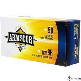 ARMSCOR AMMO .22TCM9R 39GR JHP 100-PK (NOT THE SAME AS 22TCM)