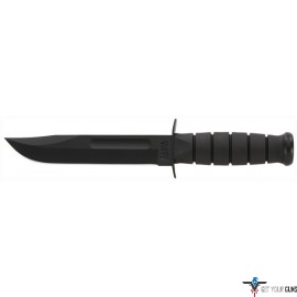 KA-BAR FIGHTING/UTILITY KNIFE 7" W/PLASTIC SHEATH BLACK