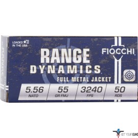 FIOCCHI 5.56 55GR FMJ-BT 50RD 20BX/CS