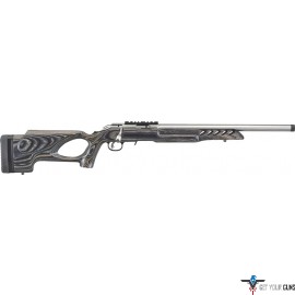 RUGER AMERICAN .22LR TARGET 18" THREADED LAMINATE THUMBHOL