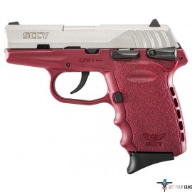 SCCY CPX1-TT PISTOL DAO 9MM 10RD SS/CRIMSON SAFETY