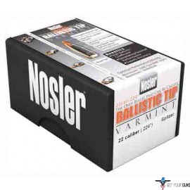 NOSLER BULLETS 22 CAL .224 55GR BALLISTIC TIP 250CT