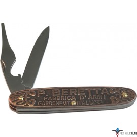 BERETTA KNIFE COLTELLO PB W/ CAN OPENER 2.6" COPPER FINSH