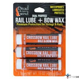 DDW RAIL LUBE & BOW WAX 12.75 GRAM 3-TUBE PACK