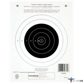 CHAMPION TGT PAPER 7"X9" 50YD. SMALL BORE RIFLE 12PK