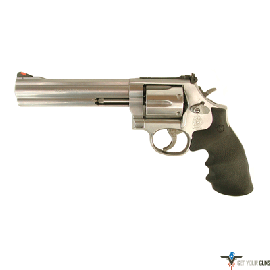 S&W 686 .357 6" AS 6-SHOT STAINLESS STEEL RUBBER