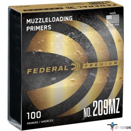 FED MUZZELOADER PRIMERS 209 100RD 20BX/CS 2000RD CASE