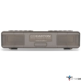 EASTON DELUXE CROSSBOW BOLT BOX HOLDS 12 XBOW BOLTS GREY