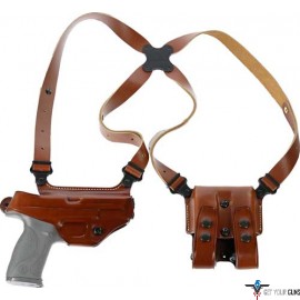 GALCO MIAMI SHOULDER SYSTEM RH LEATHER SIG P320 TAN