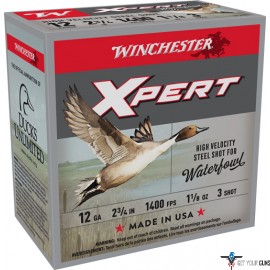 WINCHESTER XPERT 12GA 1400F #3 2.75" STEEL 1-1/8 25RD 10BX/CS