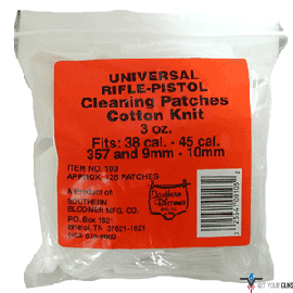 SOUTHERN BLOOMER UNIVERSAL CLEANING PATCH 2.5"X2.5" 125PK