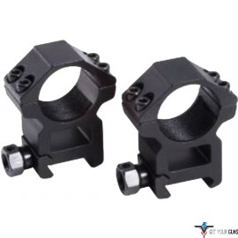 TRADITIONS RINGS TACTICAL 1" 4 SCREW HIGH MATTE BLACK