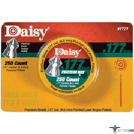 DAISY POINTED PELLET .177 250-COUNT 6-PACK CASE