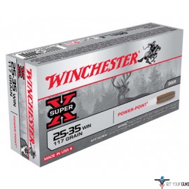 WIN AMMO SUPER-X .25-35 WIN. 117GR. POWER POINT 20-PACK 
